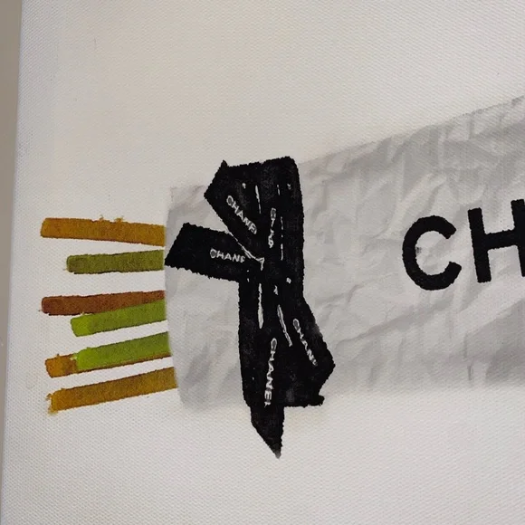 CHANEL Pink Floral Bouquet Canvas - Picture 3 of 6